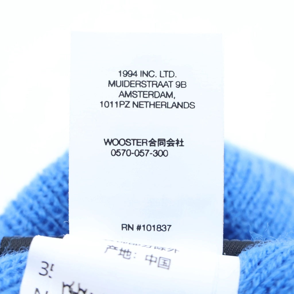 SUPREME(シュプリーム) ×New Era Logo Beanie ニューエラ S ロゴ ビーニー ニット帽 ブルー