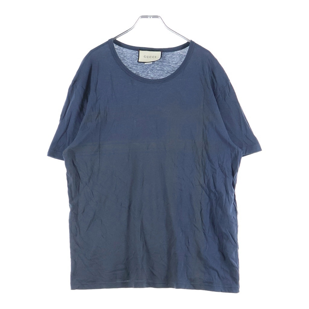 GUCCI(グッチ) KEFIA PRINT T-SHIRT GG 柄 プリント 半袖Tシャツ カットソー ネイビー 363347-X3857