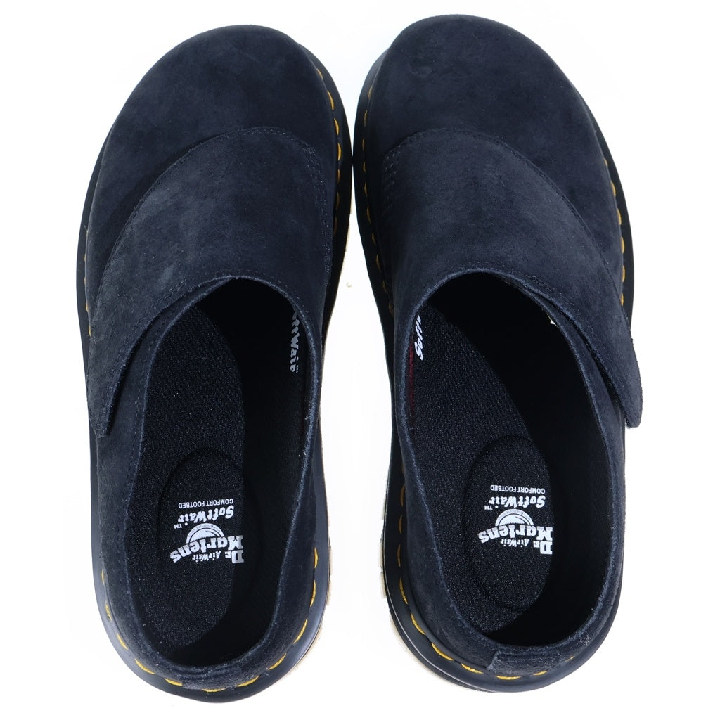 Dr.Martens(ドクターマーチン) ZEBZAG ANYWAIR スウェードレザー ミュール スリッポン ブラック 41730001