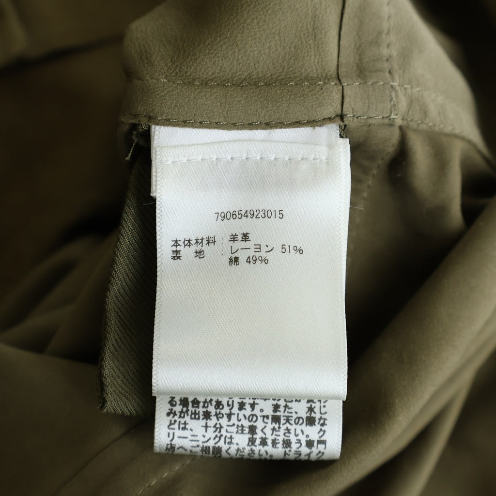 RALPH LAUREN(ラルフローレン) パープルレーベル スエード ジャケット 長袖 シャツ カーキ