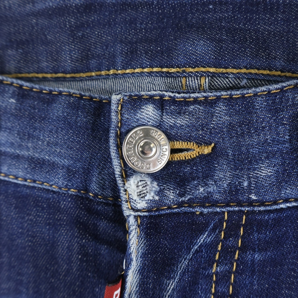 DSQUARED2(ディースクエアード) 22SS Super Twinky Jean スーパー トゥインキー ジーンズ インディゴ S74LB1052 S30789