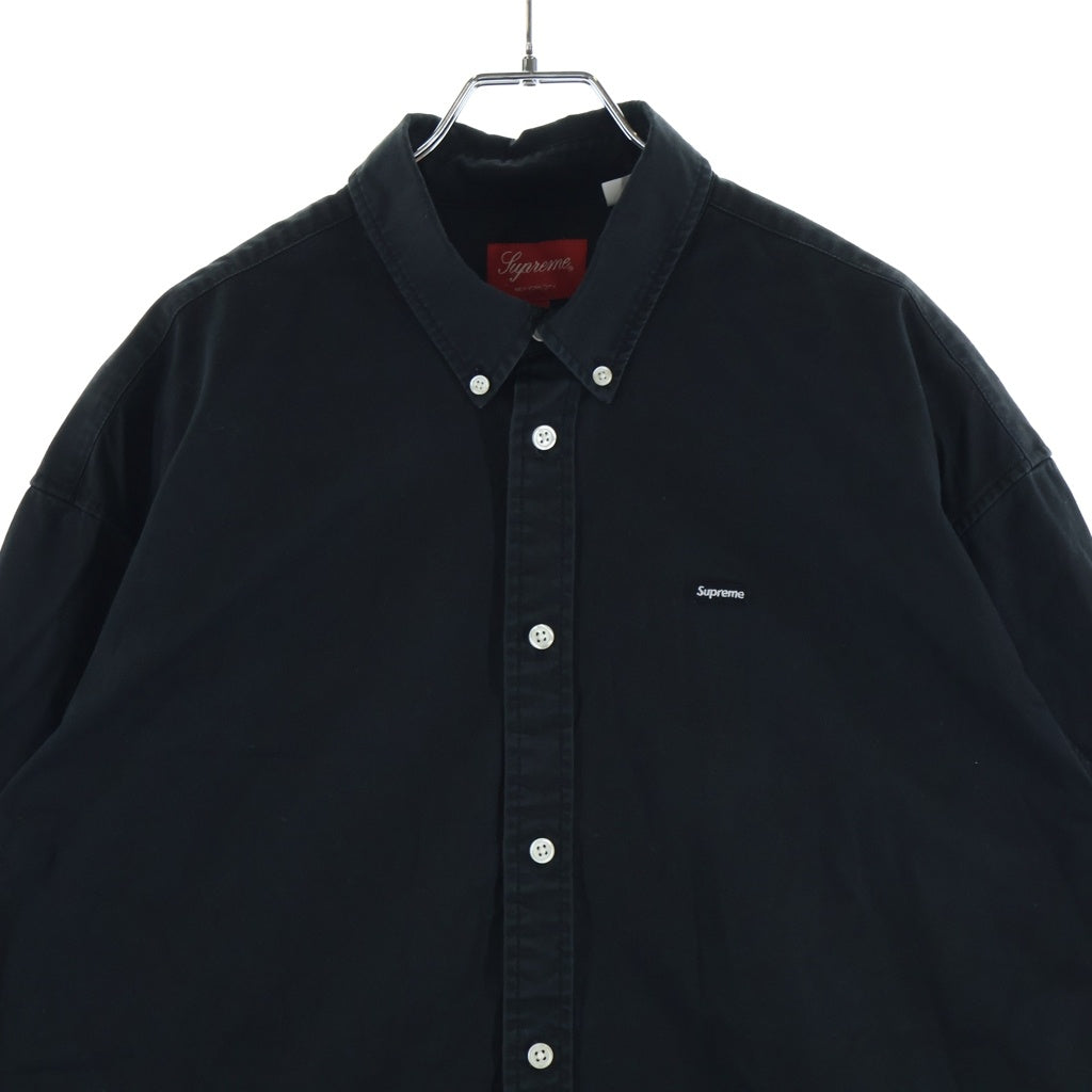SUPREME(シュプリーム) Small Box Shirt スモール ボックス 長袖シャツ ブラック