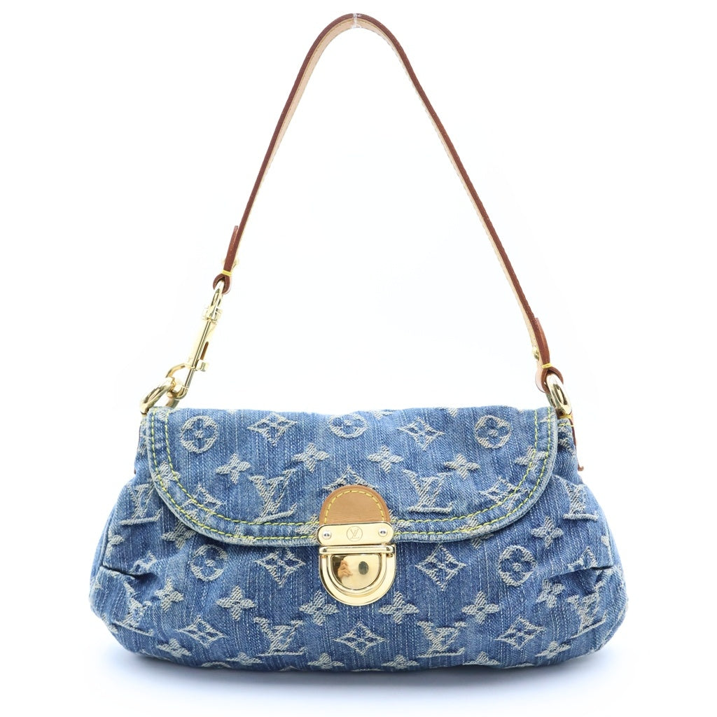 LOUIS VUITTON(ルイヴィトン) ミニプリーティ ワンショルダー ハンドバッグ モノグラム デニム M95050 レディース