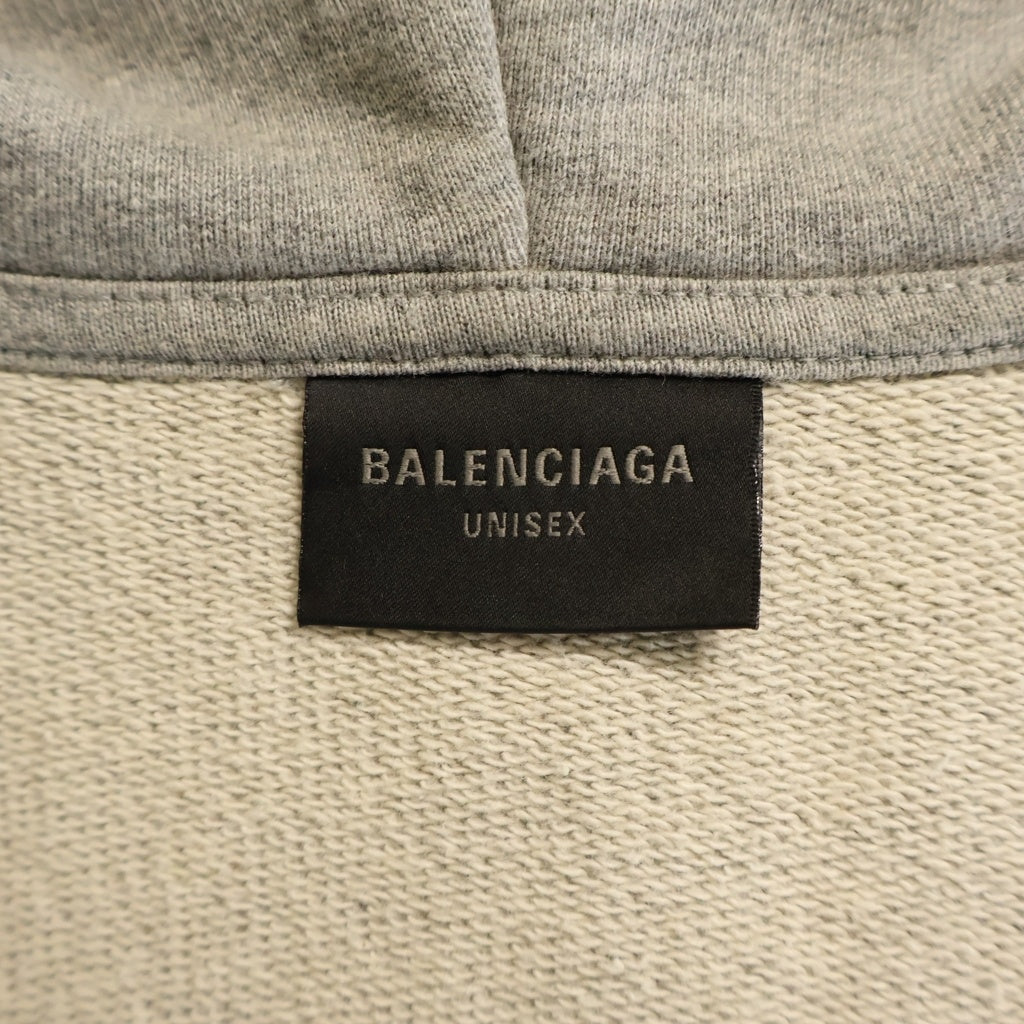 BALENCIAGA(バレンシアガ) 23SS Graphic Paint Skater Zip Up Hoodie グラフィックプリント スケーター ジップアップパーカー 744457