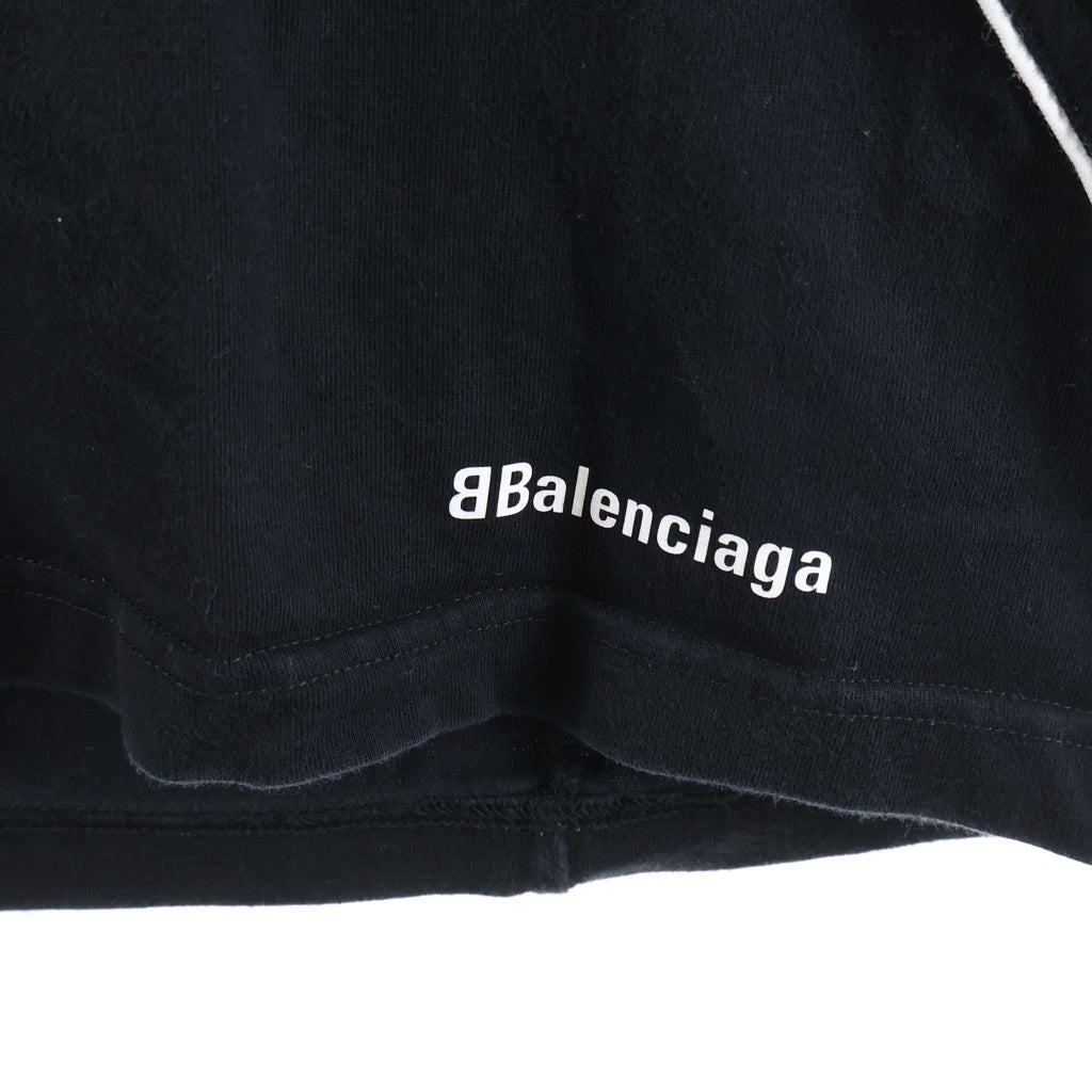 BALENCIAGA(バレンシアガ) 24SS Series Paris Soccer Oversized T-Shirt サッカーシリーズ パリ サッカー オーバーサイズ Tシャツ ブラック 777705
