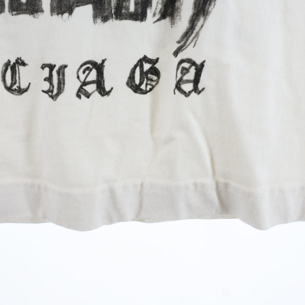 BALENCIAGA(バレンシアガ) 24SS DIY Metal Logo メタル ロゴプリント クルーネック 半袖Tシャツ カットソー ホワイト 641655