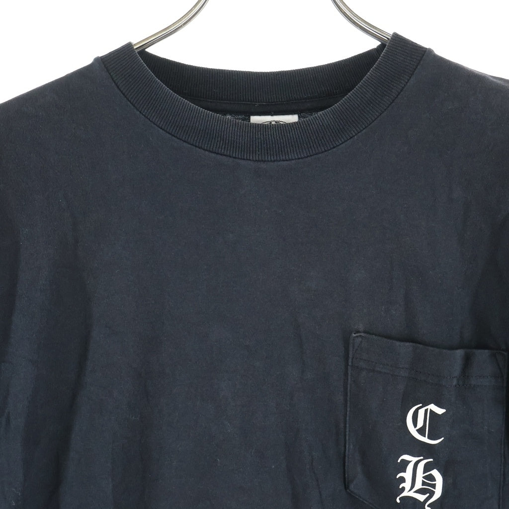 CHROME HEARTS(クロムハーツ) OLD STAR L/S Tee アームスター ホースシュープリント 長袖Tシャツ カットソー ブラック