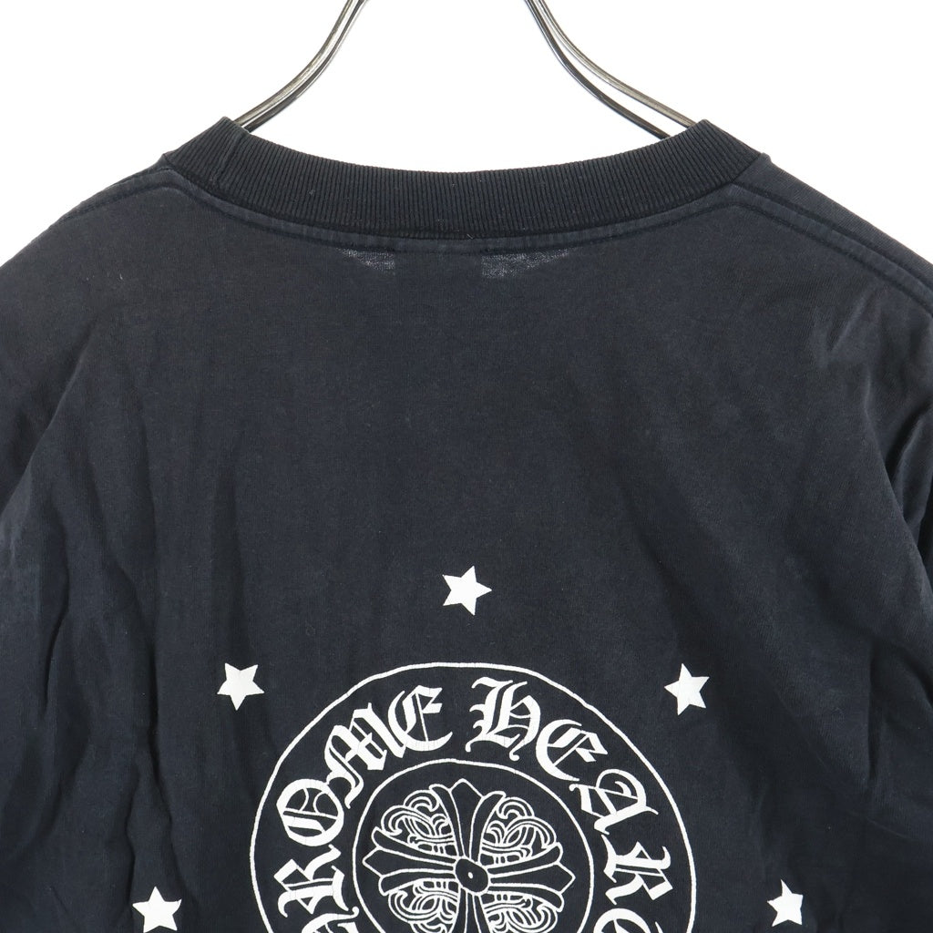 CHROME HEARTS(クロムハーツ) OLD STAR L/S Tee アームスター ホースシュープリント 長袖Tシャツ カットソー ブラック
