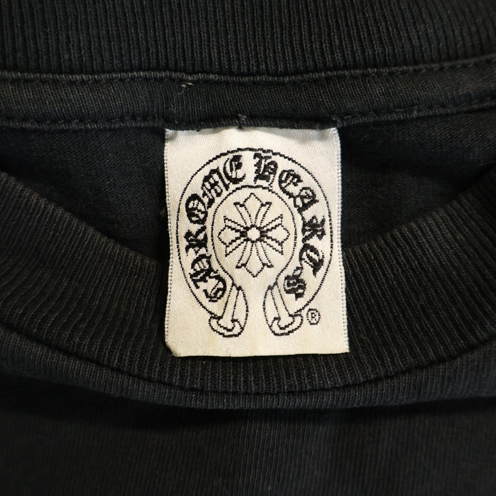 CHROME HEARTS(クロムハーツ) OLD STAR L/S Tee アームスター ホースシュープリント 長袖Tシャツ カットソー ブラック