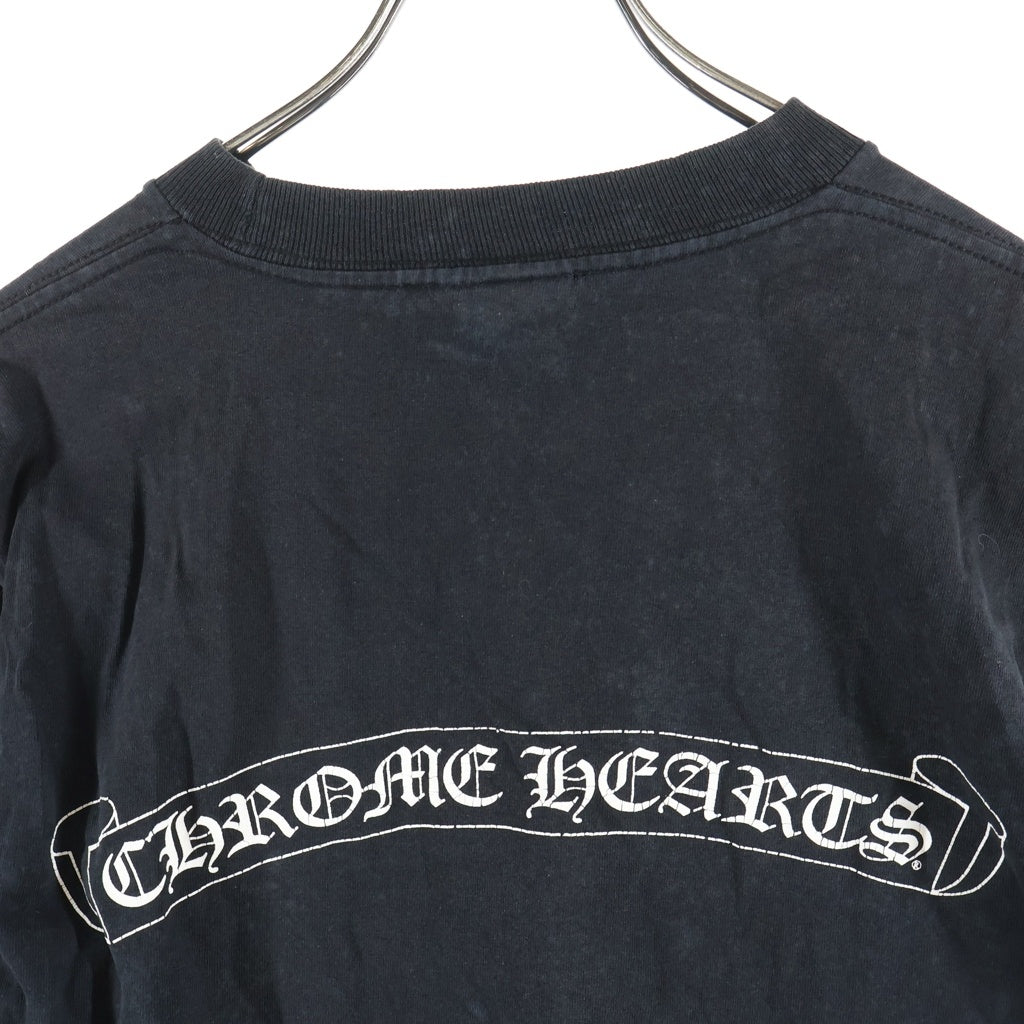 CHROME HEARTS(クロムハーツ) CH L/S T-SHIRT バックスクロールロゴ 長袖Tシャツ ロンT ブラック