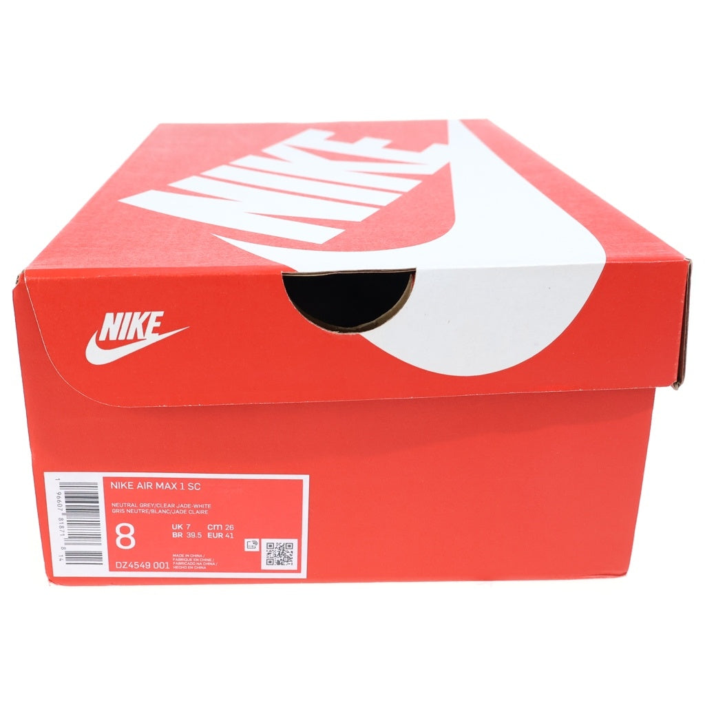 NIKE(ナイキ) AIR MAX 1 CLEAR JADE エアマックス1 クリアジェイド ローカットスニーカー ホワイト/ブルー US8/26cm DZ4549-001