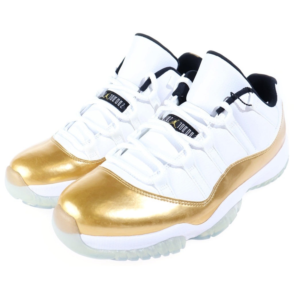 NIKE(ナイキ) AIR JORDAN 11 RETRO LOW CLOSING CEREMONY エア ジョーダン11 レトロ クロージングセレモニー ローカットスニーカー ホワイト/ゴールド US10/28cm 528895-103