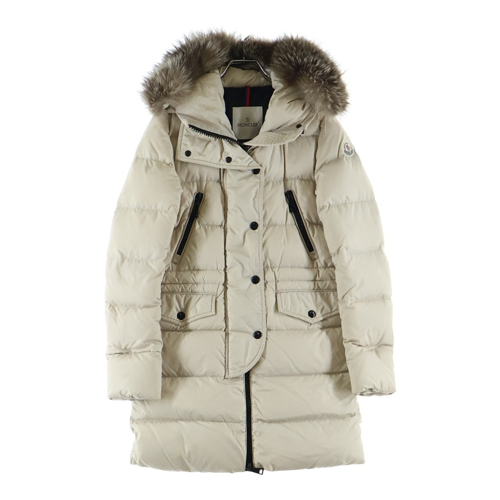 MONCLER(モンクレール) FRAGONETTE フラゴネット ダウンコート フード ジップ アイボリー A20934982125 68065 レディース