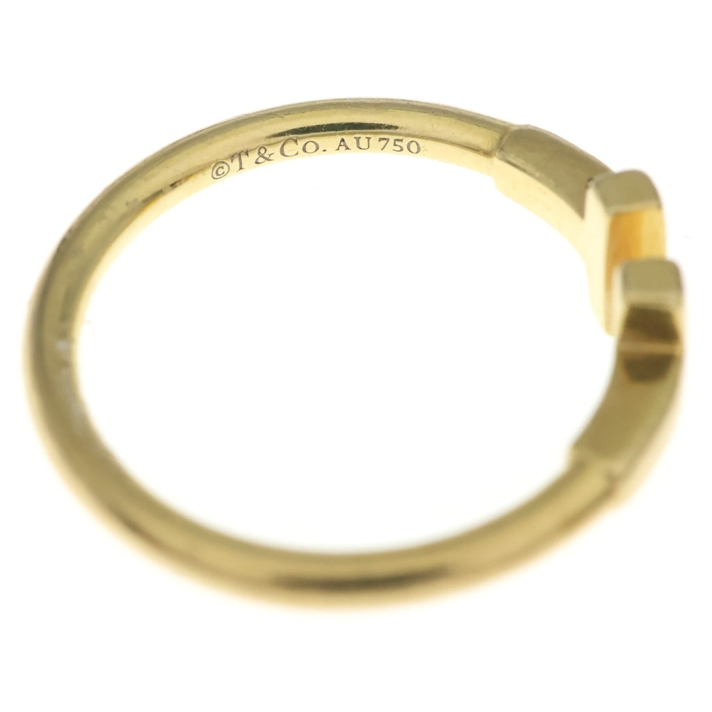 TIFFANY & Co.(ティファニー) Tワイヤー リング 指輪 K18イエローゴールド レディース