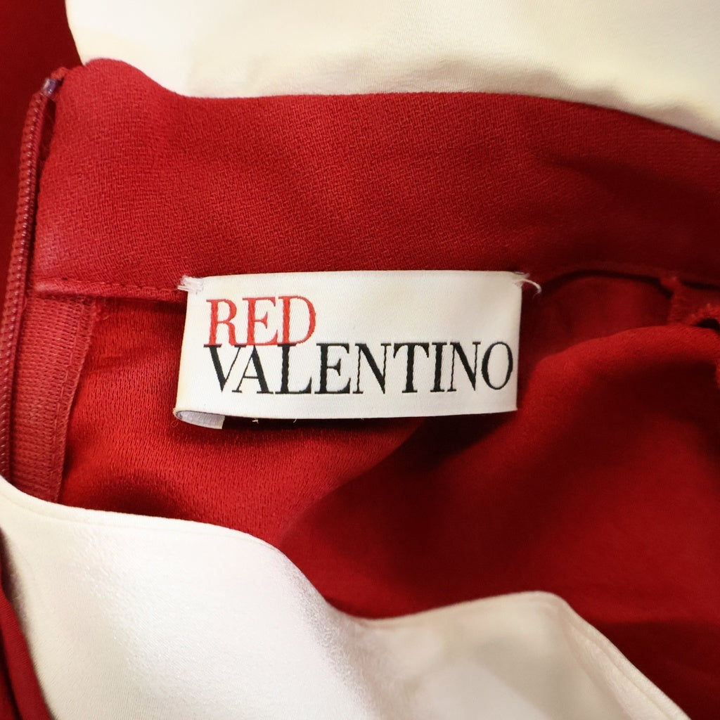 RED VALENTINO(レッド ヴァレンティノ) ワンピース トップス レッド/ホワイト レディース 0000031649