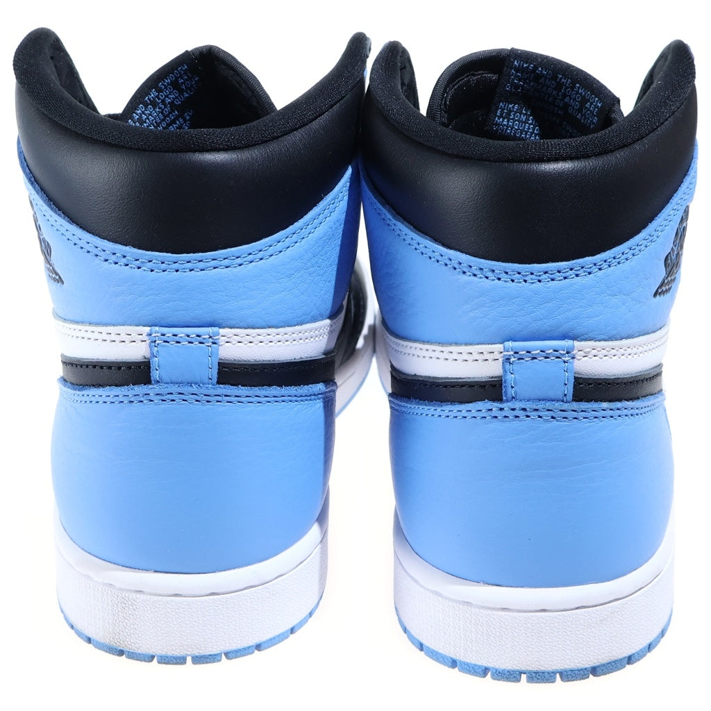 NIKE(ナイキ) AIR JORDAN 1 RETRO HIGH OG エアジョーダン1 レトロ ハイカットスニーカー ホワイト/ブルー US10/28cm DZ5485-400