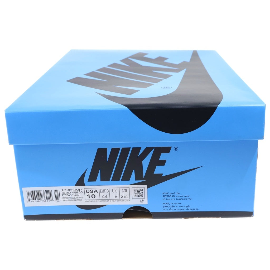 NIKE(ナイキ) AIR JORDAN 1 RETRO HIGH OG エアジョーダン1 レトロ ハイカットスニーカー ホワイト/ブルー US10/28cm DZ5485-400