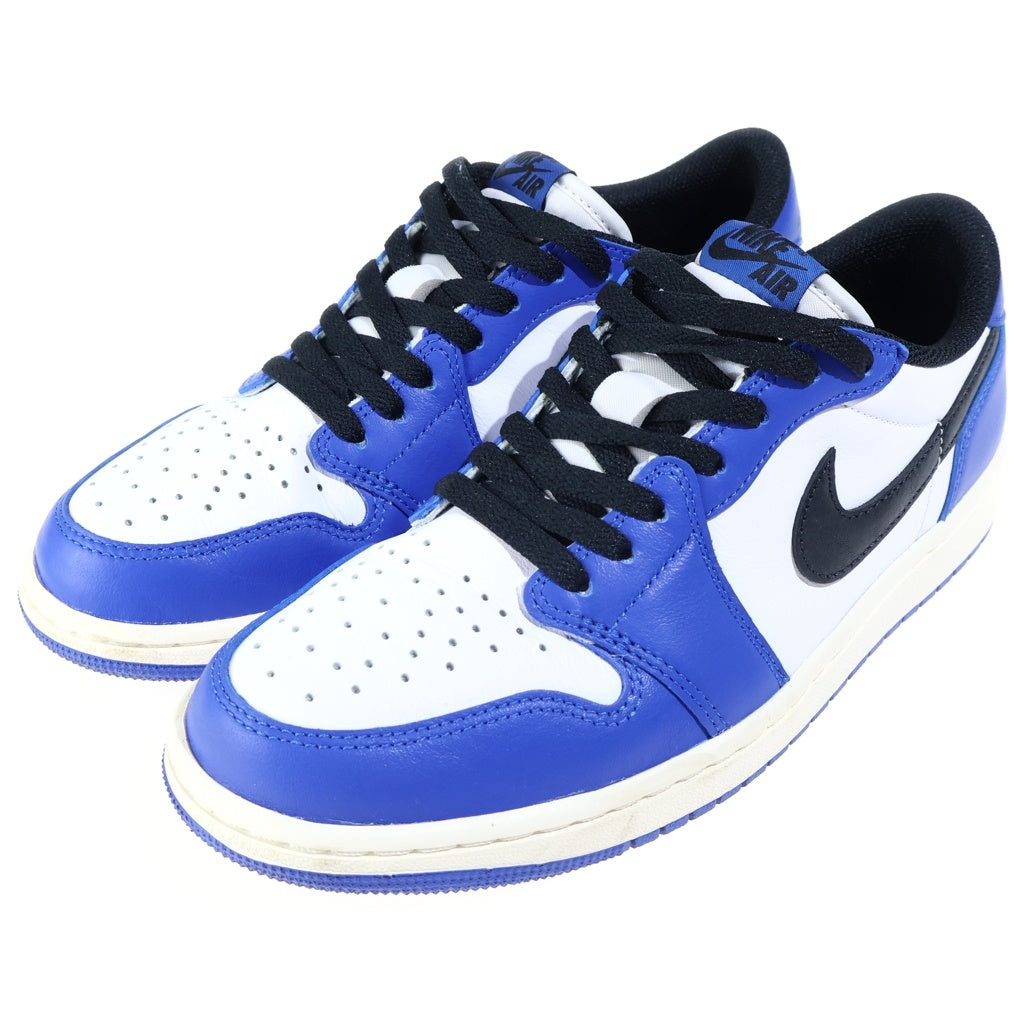 NIKE(ナイキ) AIR JORDAN 1 RETRO LOW OG GAME ROYAL エアジョーダン1 レトロ ゲームロイヤル ローカットスニーカー ホワイト/ブルー US9/27cm CZ0790-140