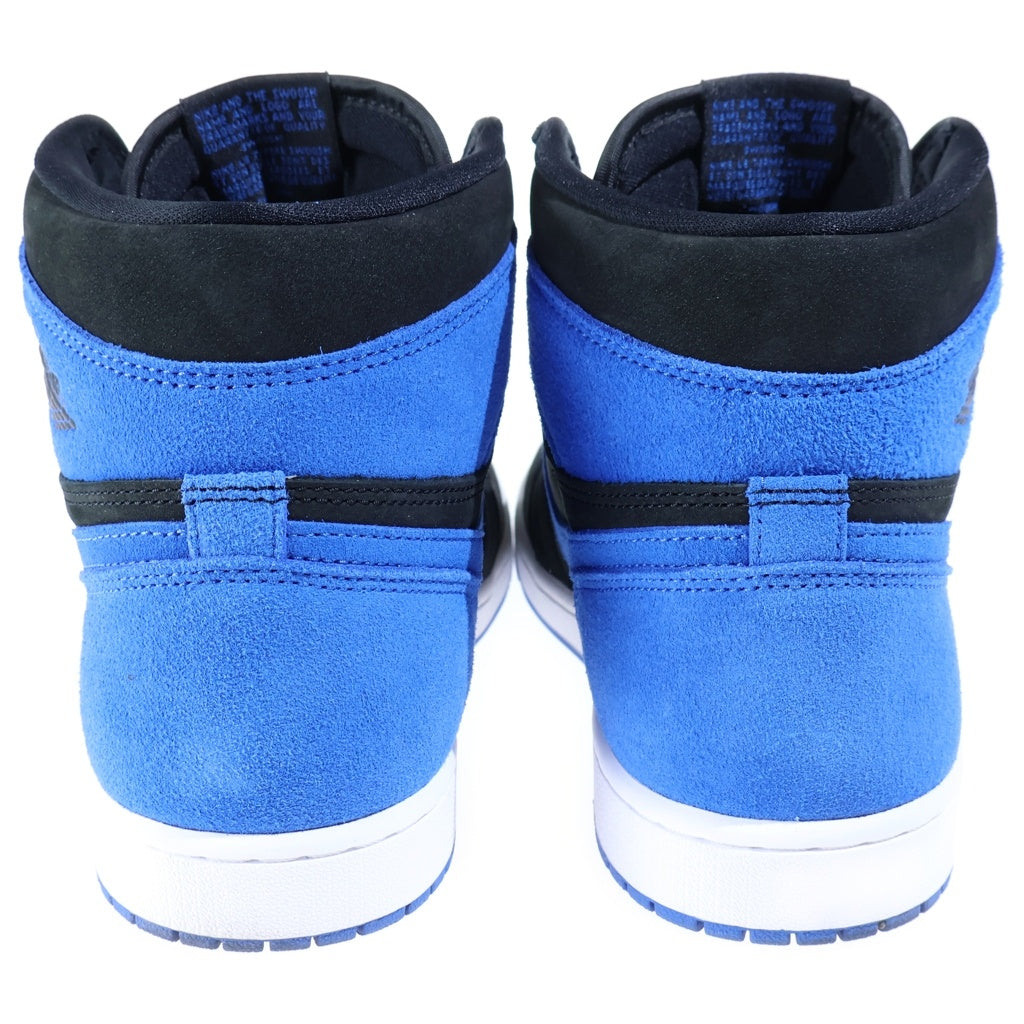 NIKE(ナイキ) AIR JORDAN 1 RETRO HIGH OG ROYAL REIMAGINED エアジョーダン1 レトロ ロイヤル リイマジンド ハイカットスニーカー ブラック/ブルー US10/28cm DZ5485-042