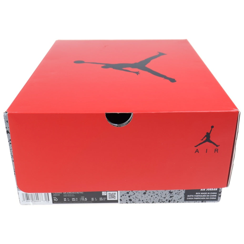 NIKE(ナイキ) AIR JORDAN 6 RETRO TORO BRAVO エアジョーダン6 トロブラボー ハイカットスニーカー レッド US10/28cm CT8529-600