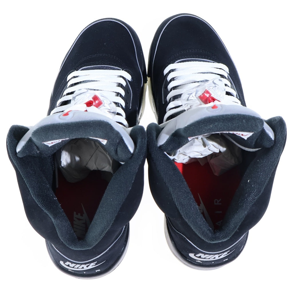 NIKE(ナイキ) AIR JORDAN 5 RETRO OG BLACK METALLIC REIMAGINED エアジョーダン5 ブラックメタリック リイマジンド ハイカットスニーカー ブラック US9.5/27.5cm HF3975-001