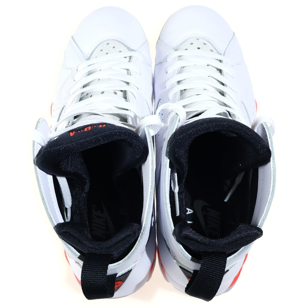 NIKE(ナイキ) AIR JORDAN 7 RETRO WHITE INFRARED エアジョーダン7 インフラレッド ハイカットスニーカー ホワイト US10/28cm CU9307-160