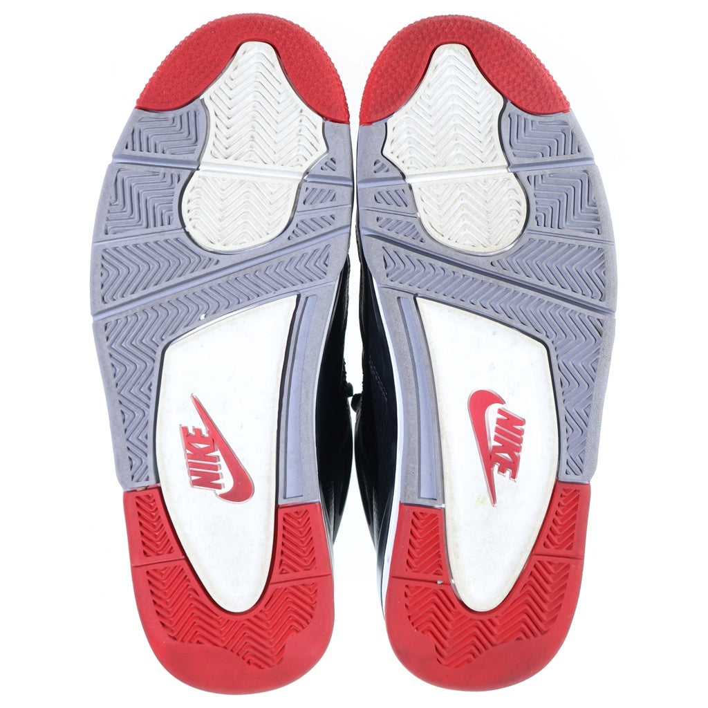 NIKE(ナイキ) AIR JORDAN 4 RETRO BRED REIMAGINED エアジョーダン4 レトロ ブレッド リイマジンド ハイカットスニーカー ブラック US10/28cm FV5029-006
