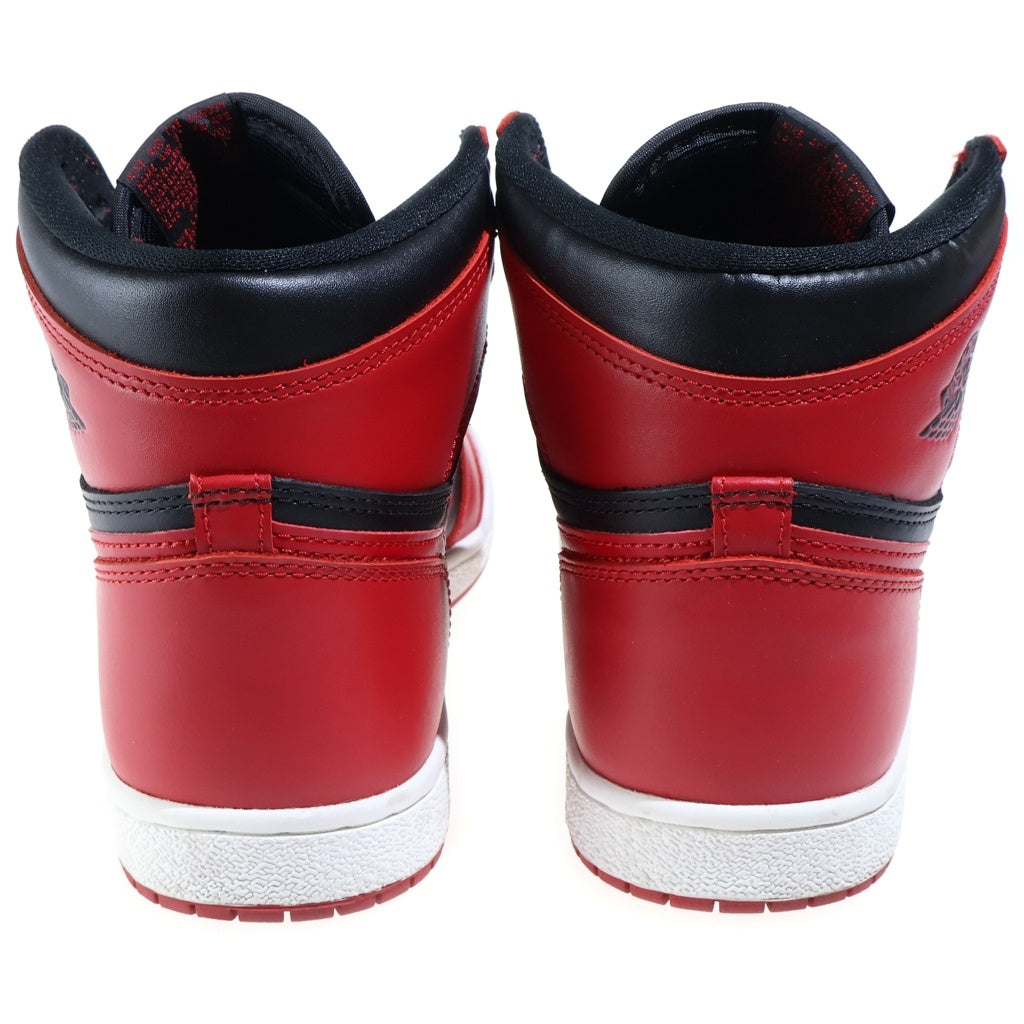 NIKE(ナイキ) AIR JORDAN 1 HIGH 85 VARSITY RED エアジョーダン1 バーシティレッド ハイカットスニーカー ブラック/レッド US10/28cm BQ4422-600