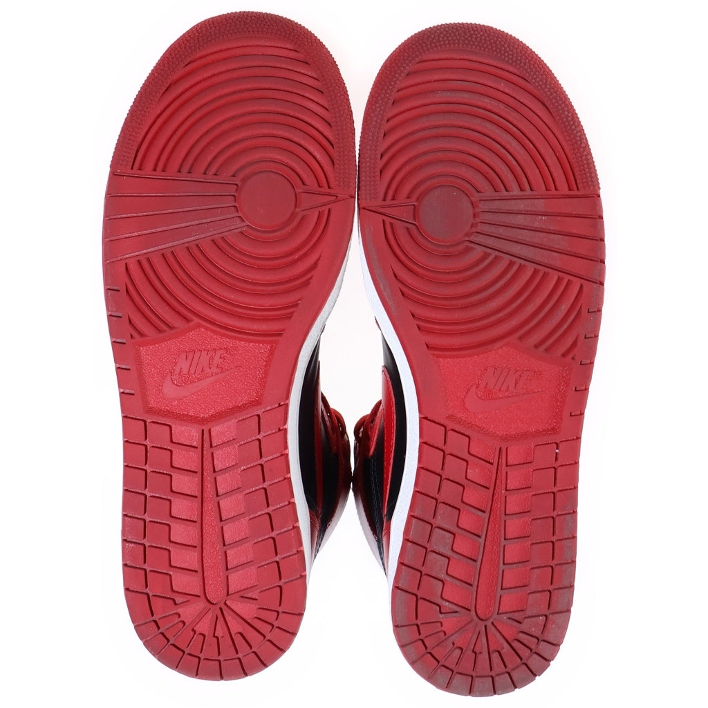 NIKE(ナイキ) AIR JORDAN 1 HIGH 85 VARSITY RED エアジョーダン1 バーシティレッド ハイカットスニーカー ブラック/レッド US10/28cm BQ4422-600