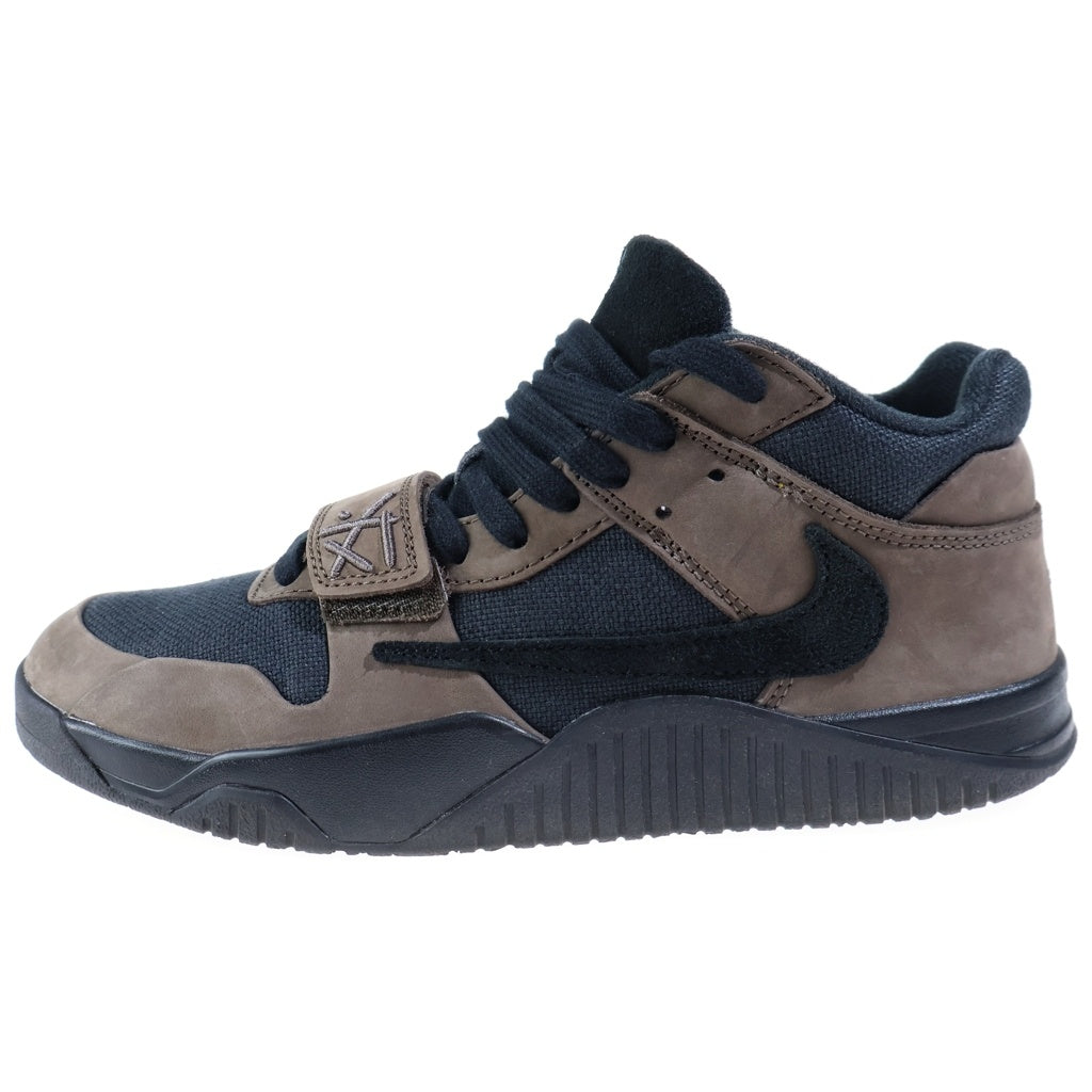 NIKE(ナイキ) ×TRAVIS SCOTT JORDAN JUMPMAN JACK TR トラヴィススコット ジャンプマンジャック ローカットスニーカー ブラウン/ブラック US9.5/27.5cm FZ8117-204