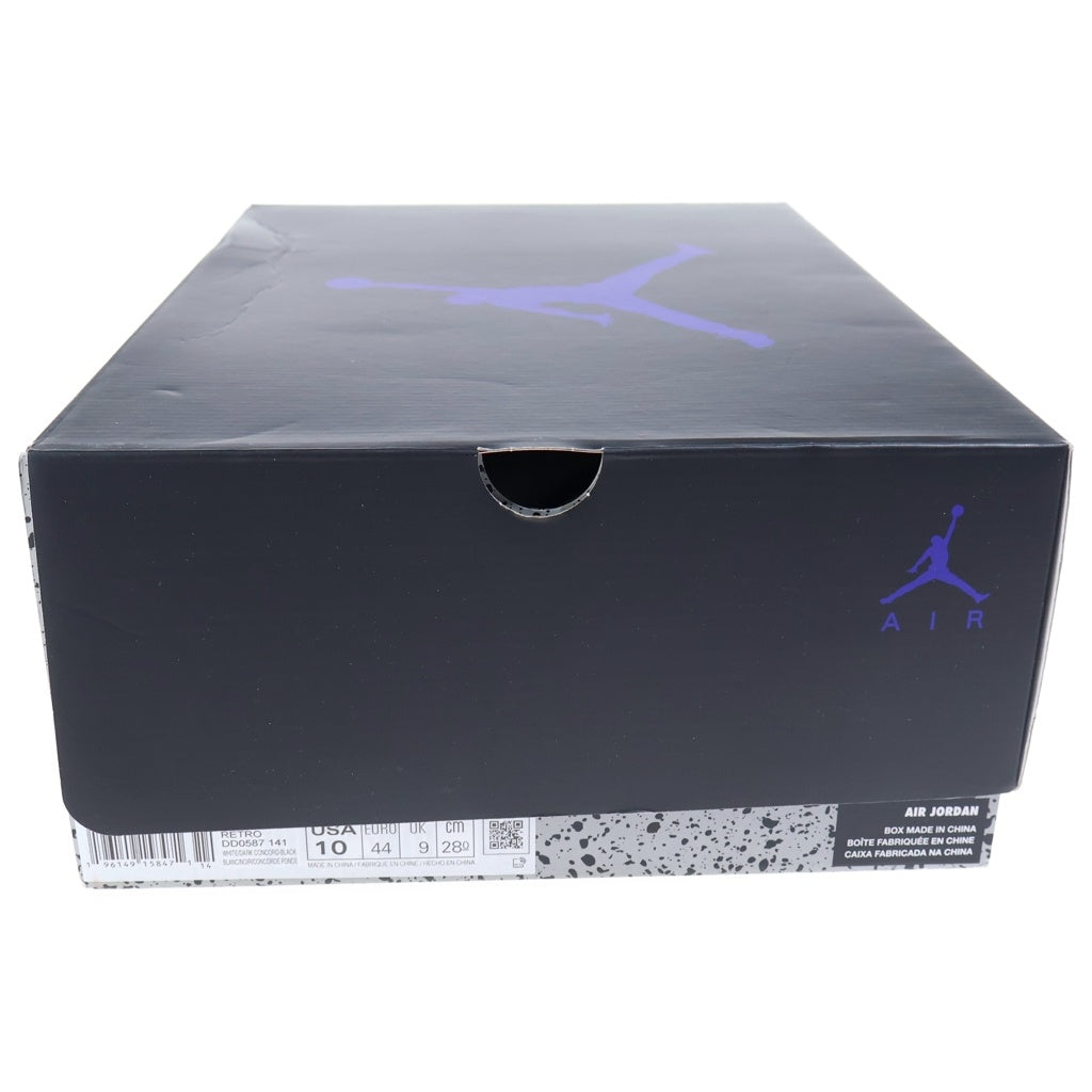 NIKE(ナイキ) AIR JORDAN 5 DARK CONCORD エアジョーダン5 ダークコンコルド ハイカットスニーカー ホワイト US10/28cm DD0587-141