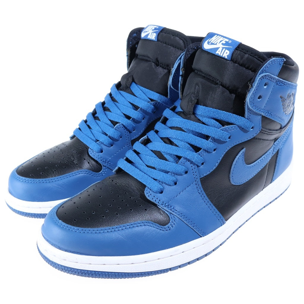 NIKE(ナイキ) AIR JORDAN 1 RETRO HIGH OG DARK MARINA BLUE エアジョーダン1 レトロ ダークマリナブルー ハイカットスニーカー ブラック/ブルー US10/28cm 555088-404