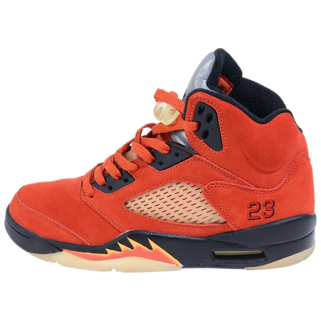 NIKE(ナイキ) WMNS AIR JORDAN 5 DUNK ON MARS ウィメンズ エアジョーダン5 ダックマーズ ハイカットスニーカー オレンジ US11/28cm DD9336-800