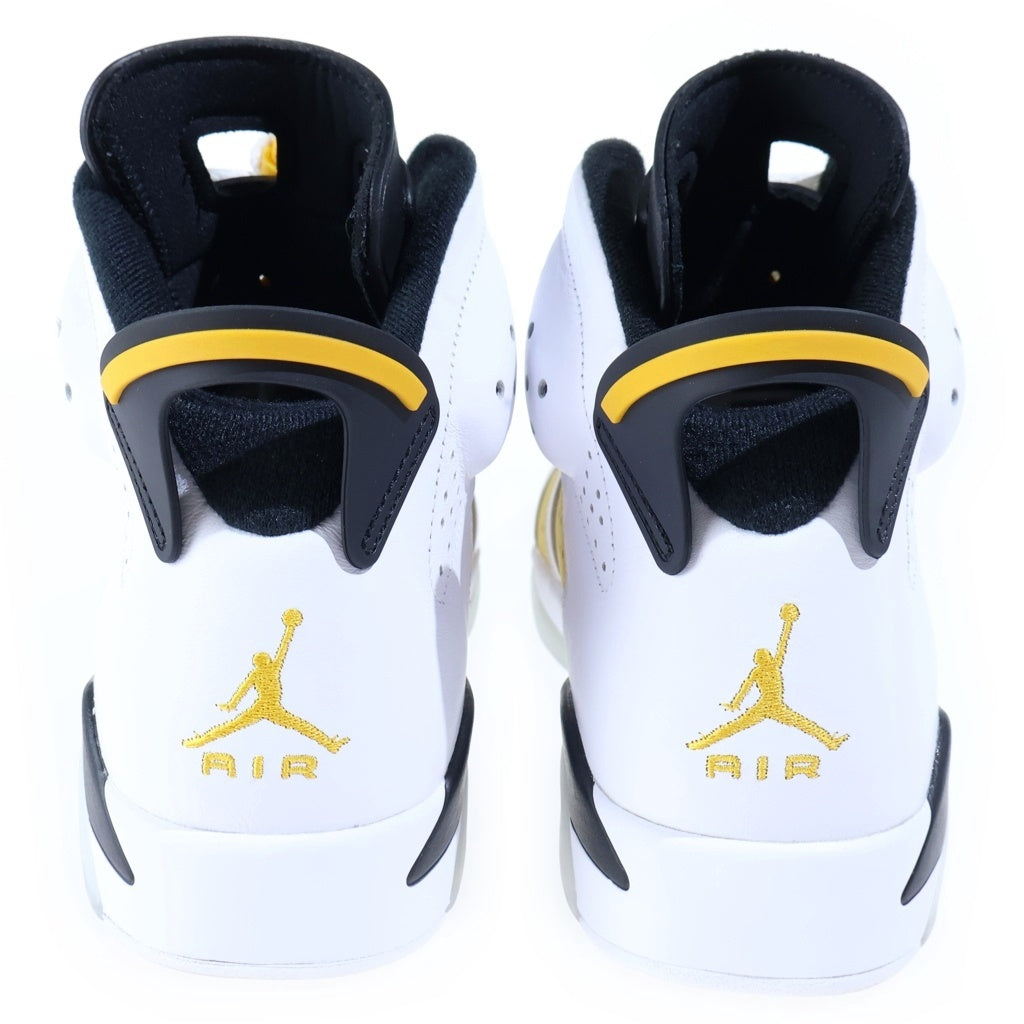 NIKE(ナイキ) AIR JORDAN 6 RETRO YELLOW OCHRE エアジョーダン6 レトロ イエローオークル ハイカットスニーカー ホワイト/イエロー US10/28cm CT8529-170