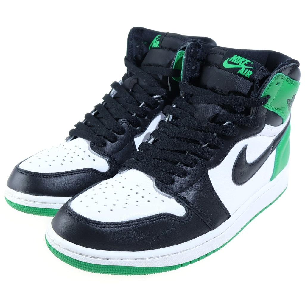 NIKE(ナイキ) AIR JORDAN 1 RETRO HIGH OG エアジョーダン1 レトロ ハイカットスニーカー ホワイト/グリーン/ブラック US10/28cm DZ5485-031