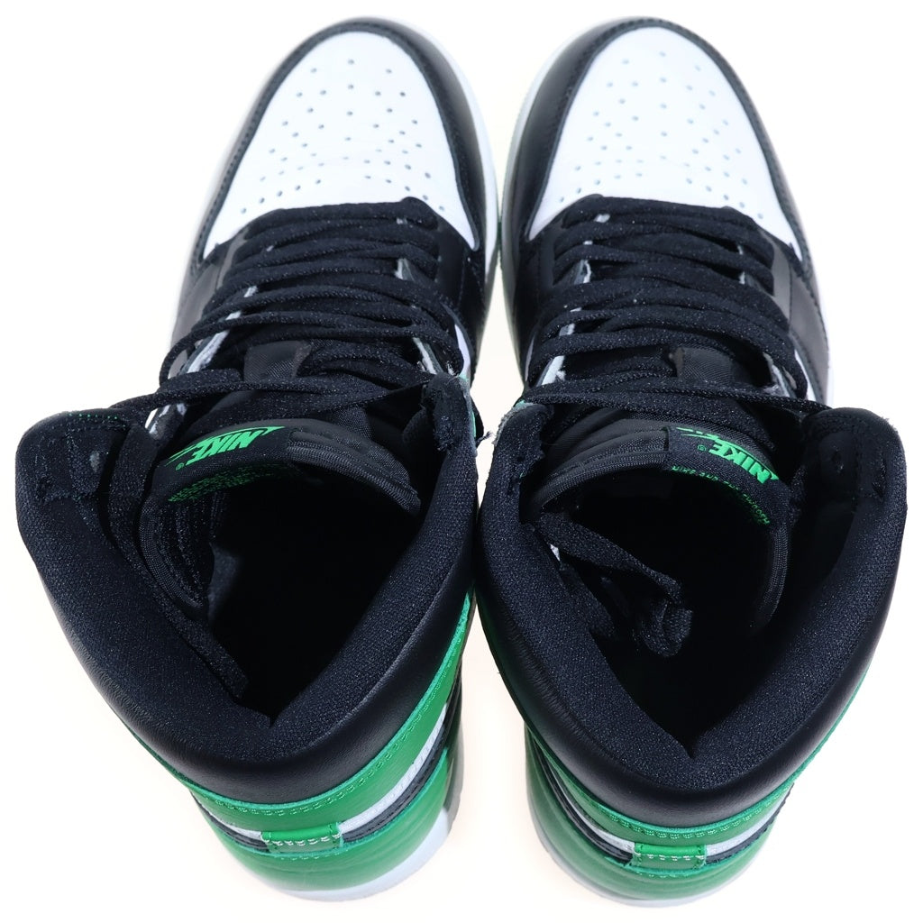 NIKE(ナイキ) AIR JORDAN 1 RETRO HIGH OG エアジョーダン1 レトロ ハイカットスニーカー ホワイト/グリーン/ブラック US10/28cm DZ5485-031