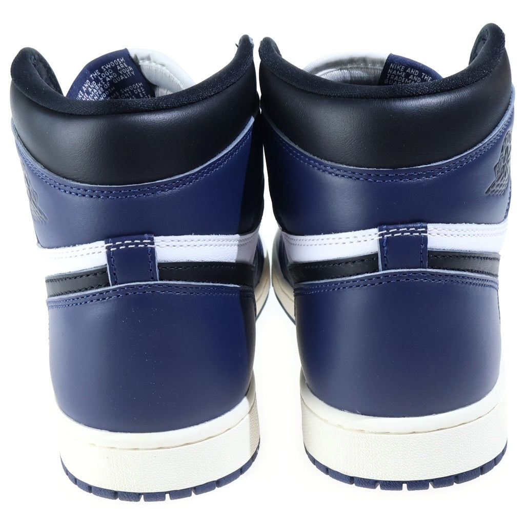 NIKE(ナイキ) AIR JORDAN 1 RETRO HIGH OG エアジョーダン1 レトロ ハイカットスニーカー ホワイト/ネイビー US10/28cm DZ5485-401