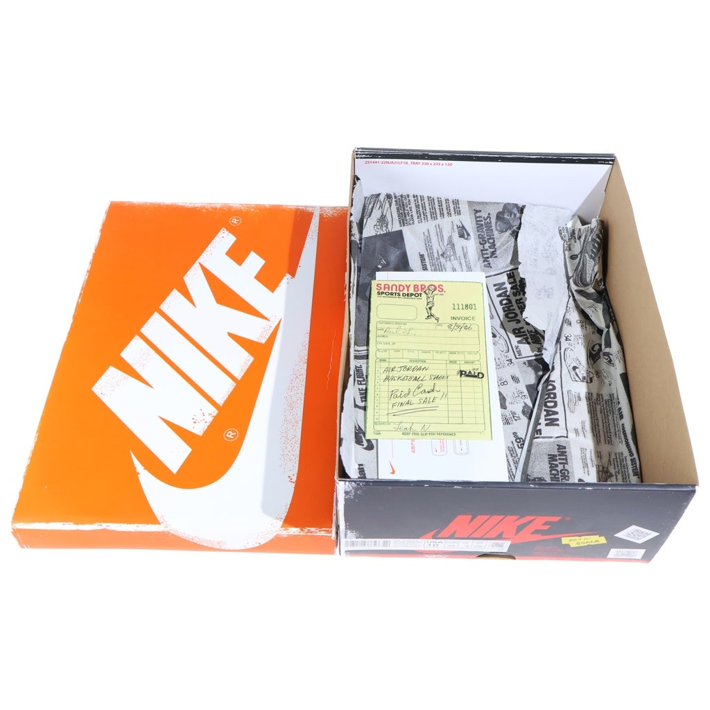 NIKE(ナイキ) AIR JORDAN 1 HIGH OG LOST FOUND CHICAGO エアジョーダン1 ロスト ファウンド シカゴ ハイカットスニーカー レッド/ホワイト US10/28cm DZ5485-612