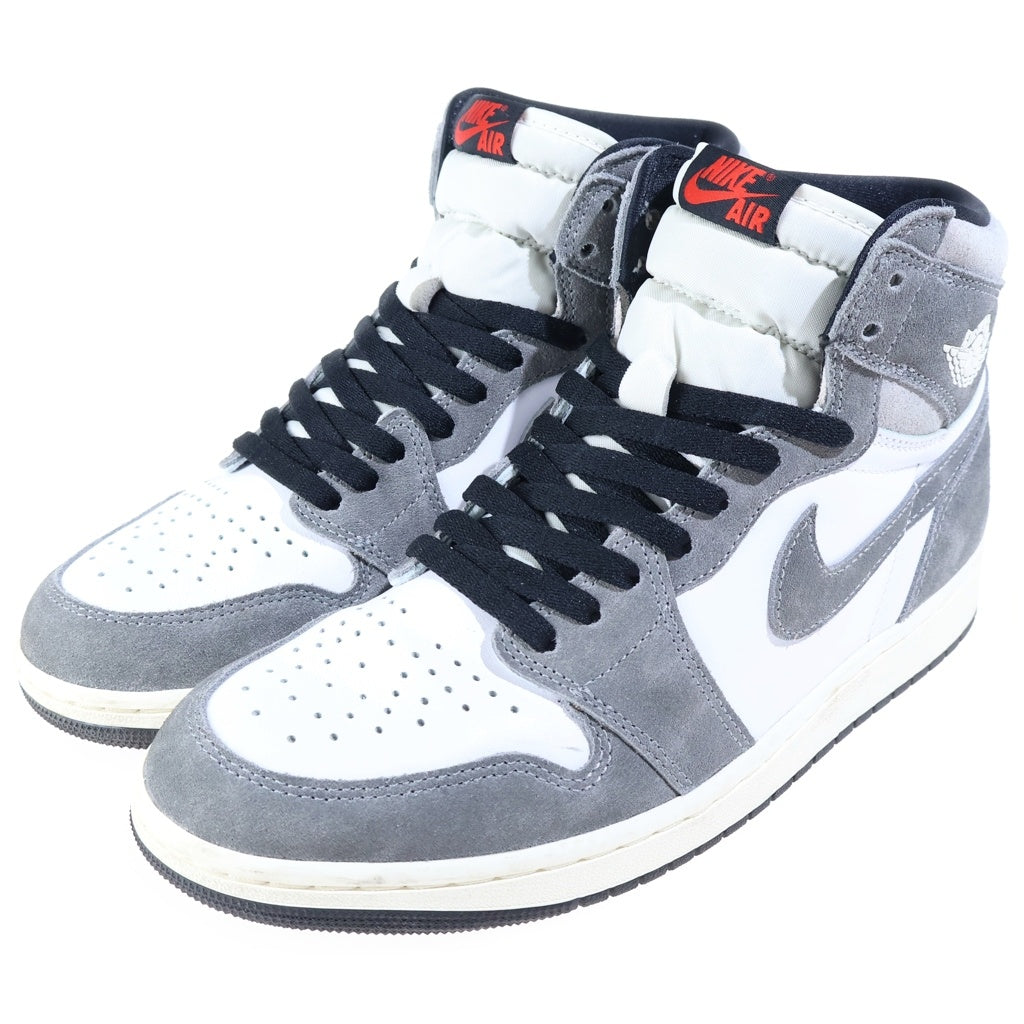 NIKE(ナイキ) AIR JORDAN 1 RETRO HIGH OG エアジョーダン1 レトロ ハイカットスニーカー ホワイト/グレー US10/28cm DZ5485-051