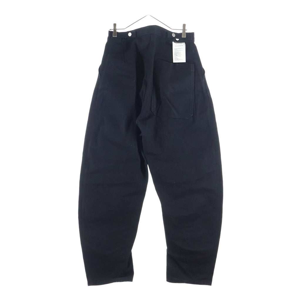 NO BRAND(ノーブランド) TUKI(ツキ)TYPE4 立体裁断 ワイドバギーデニムパンツ ブラック Lot.0176 0176