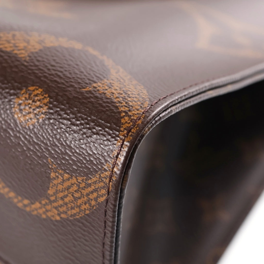 LOUIS VUITTON(ルイヴィトン) オンザゴーMM ハンドバッグ 2wayモノグラム リバース ジャイアント ブラウン M45321 レディース