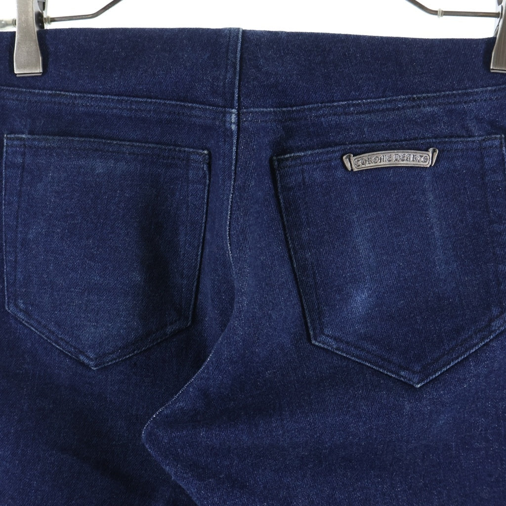 CHROME HEARTS(クロムハーツ) OLD 5POCKET FLARE DENIM PANTS デニムフレアパンツ 5ポケット レディース インディゴ