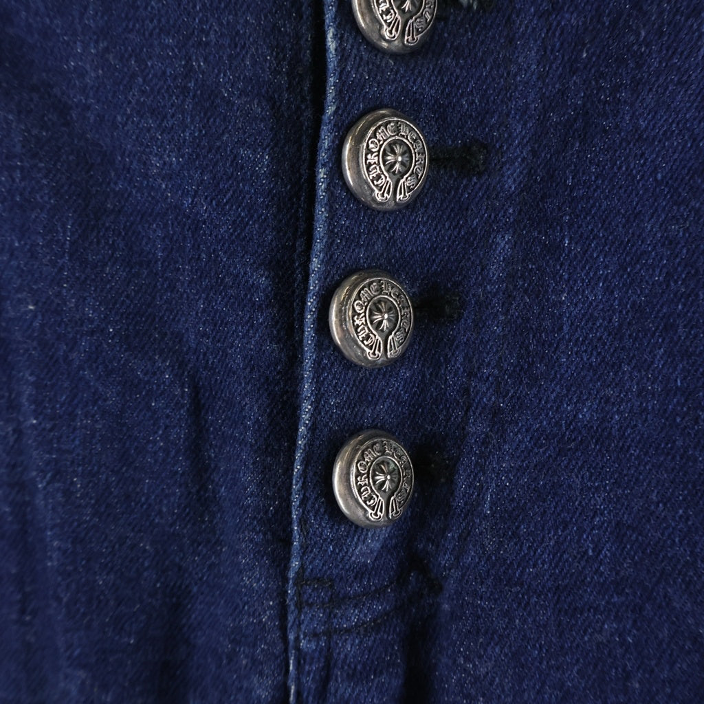 CHROME HEARTS(クロムハーツ) OLD 5POCKET FLARE DENIM PANTS デニムフレアパンツ 5ポケット レディース インディゴ