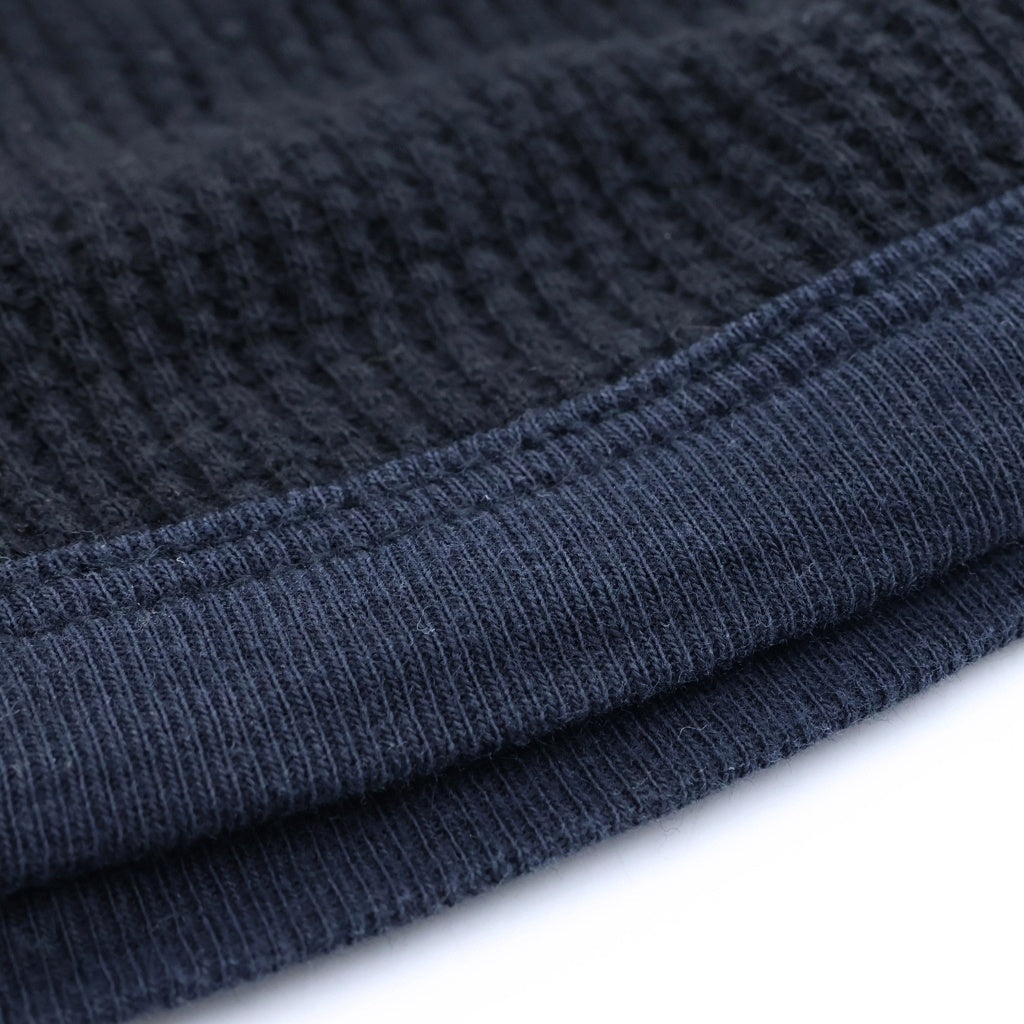 CHROME HEARTS(クロムハーツ) OLD THERMAL BEANIE クロス刺繍 サーマル コットン ビーニー ニットキャップ 帽子 ブラック
