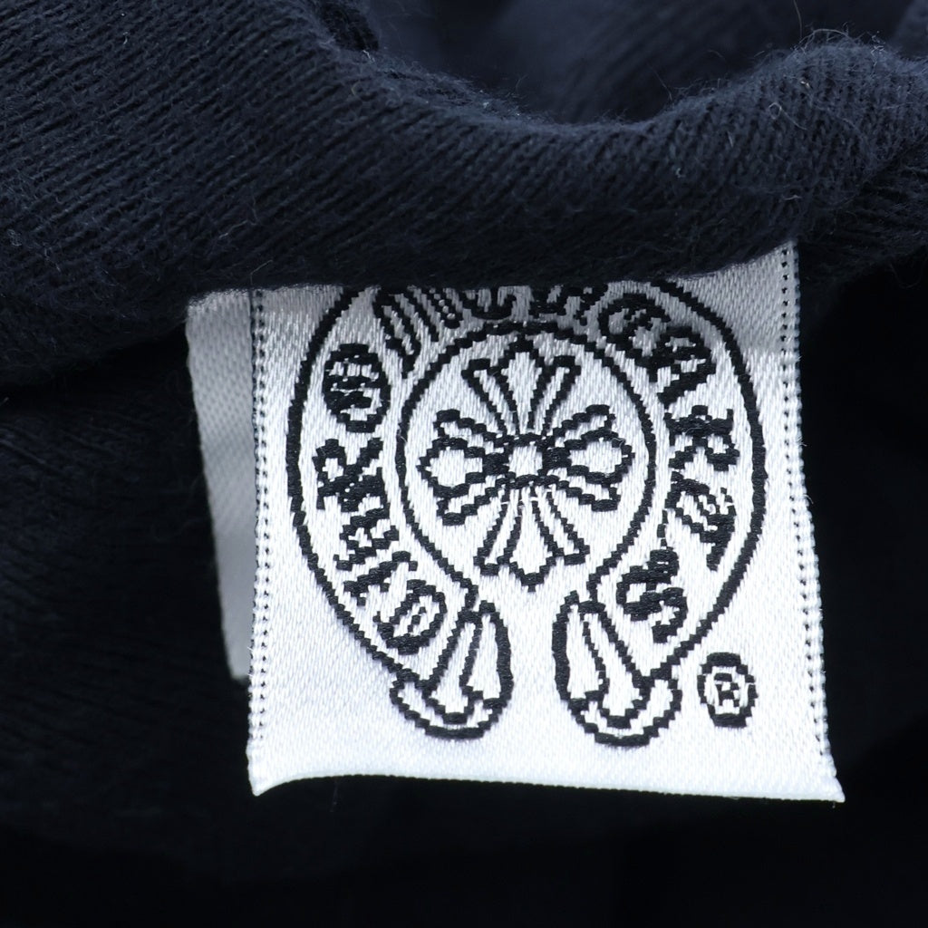 CHROME HEARTS(クロムハーツ) OLD THERMAL BEANIE クロス刺繍 サーマル コットン ビーニー ニットキャップ 帽子 ブラック