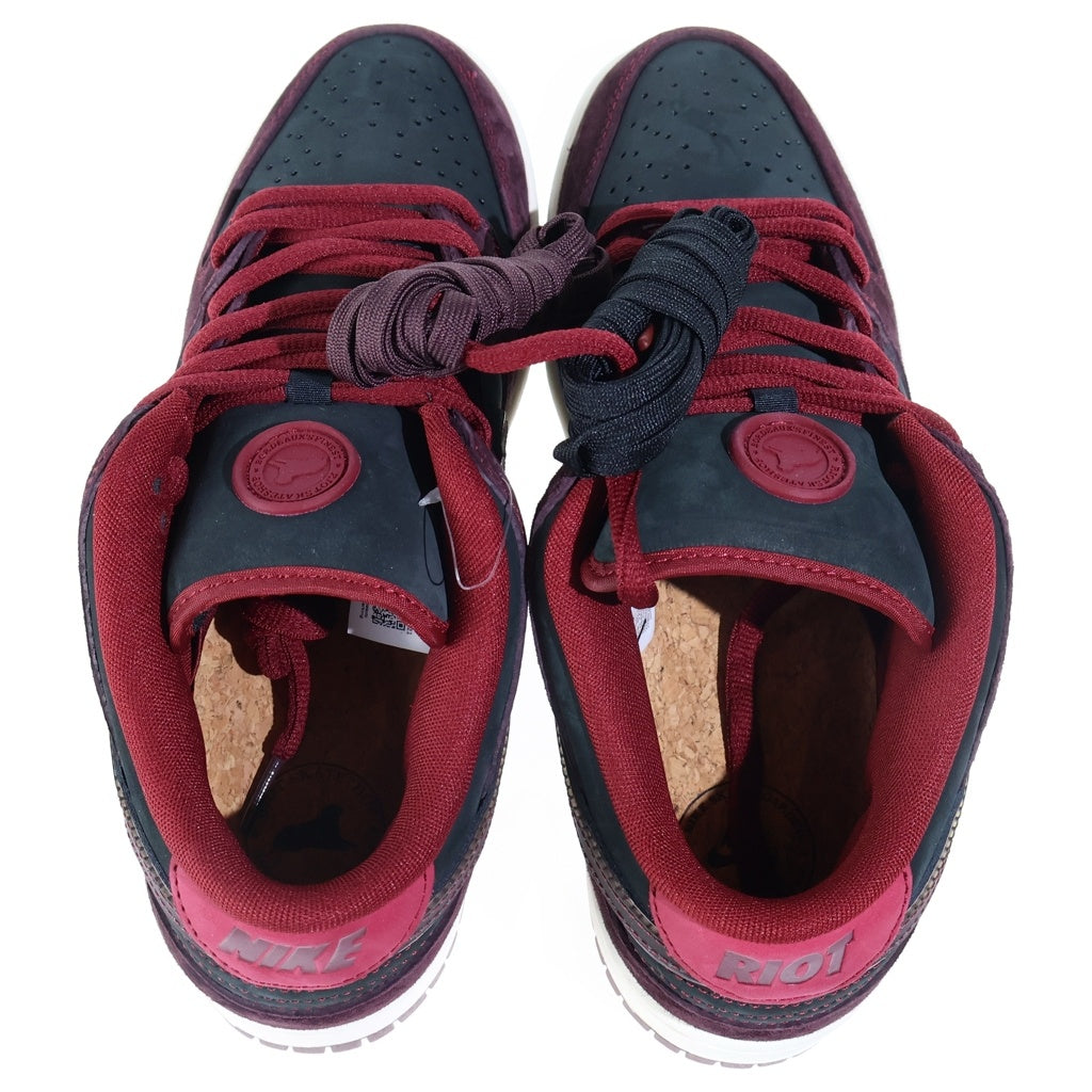 NIKE SB(ナイキエスビー) ×RIOT SKATESHOP DUNK LOW PRO QS ライオットスケートショップ ダンク ローカットスニーカー レッド/ブラック US9/27cm FZ1289-200