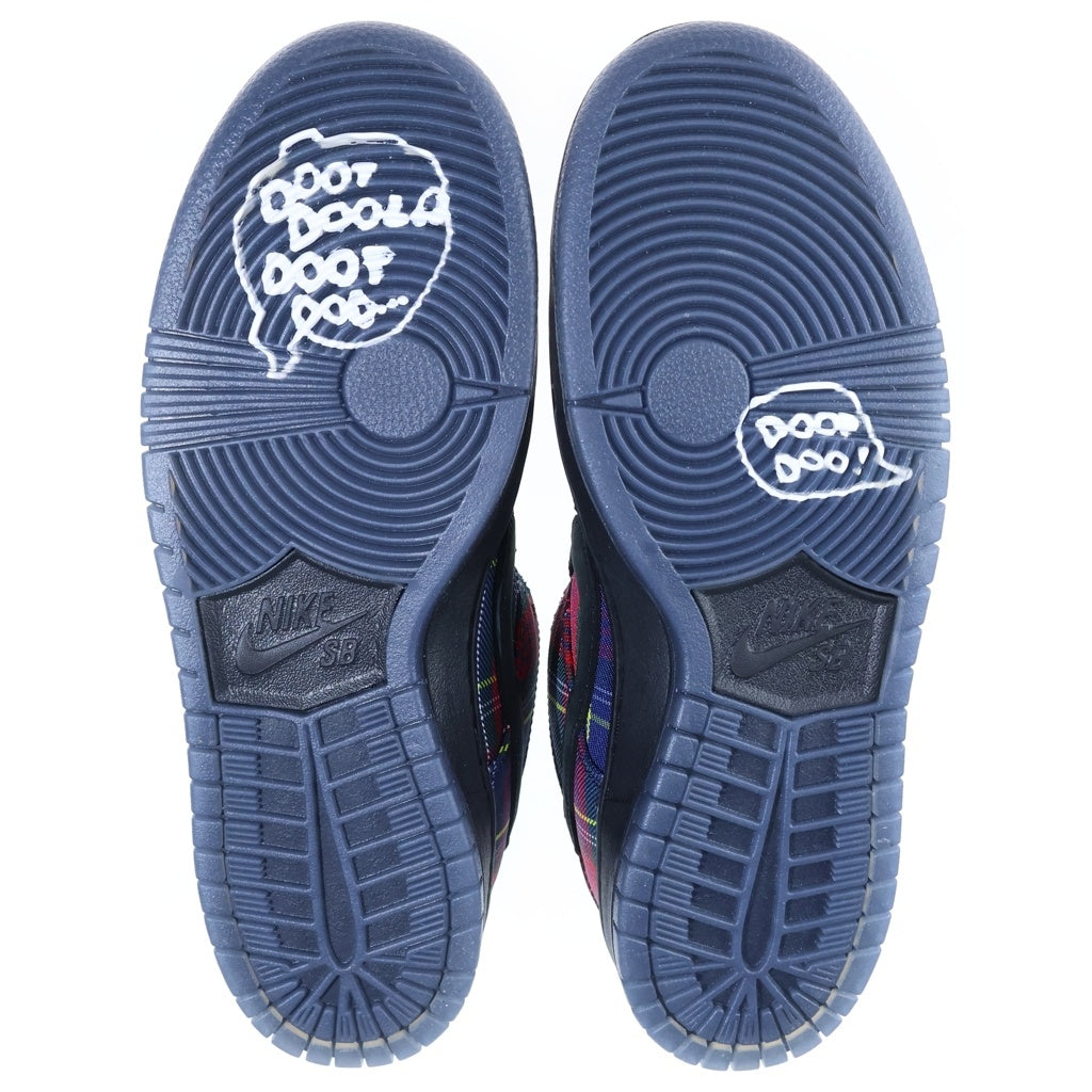 NIKE SB(ナイキエスビー) ×NARDWUAR DUNK LOW PRO QS TARTAN ナードワー ダンク プロ タータン ローカットスニーカー マルチ/ブラック US9/27cm II1493-600