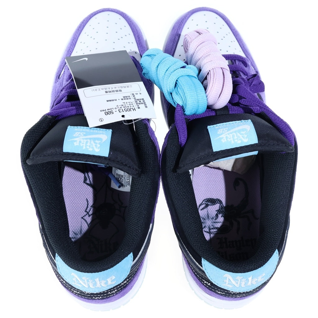NIKE SB(ナイキエスビー) ×HAYLEY WILSON DUNK LOW PRO ヘイリーウィルソン ダンク プロ ローカットスニーカー パープル/ホワイト/ブラック US9.5/27.5cm HJ0513-500