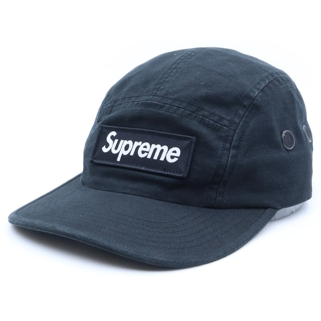 SUPREME(シュプリーム) xZoo York Camp Cap ズーヨーク ボックスロゴデザイン 5パネル キャンプキャンプ ブラック