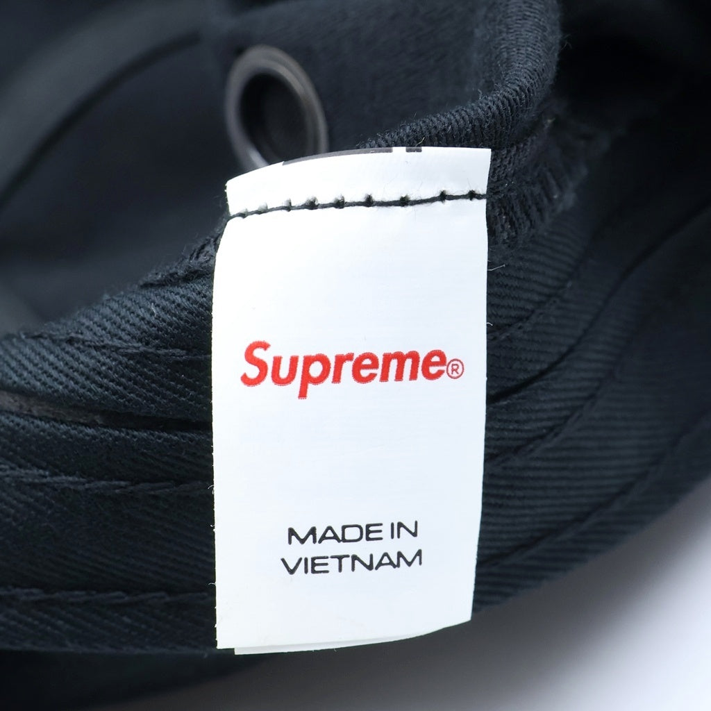 SUPREME(シュプリーム) xZoo York Camp Cap ズーヨーク ボックスロゴデザイン 5パネル キャンプキャンプ ブラック